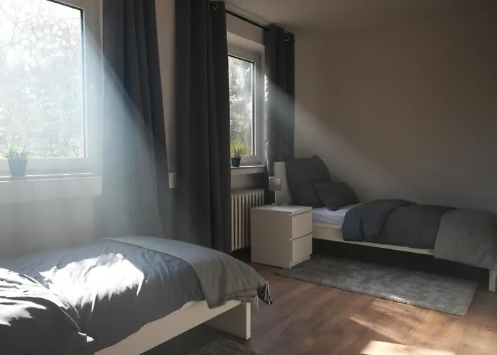 Ks - 2 Schlafzimmer Mit 4 Einzelbetten In Apartament Bielefeld